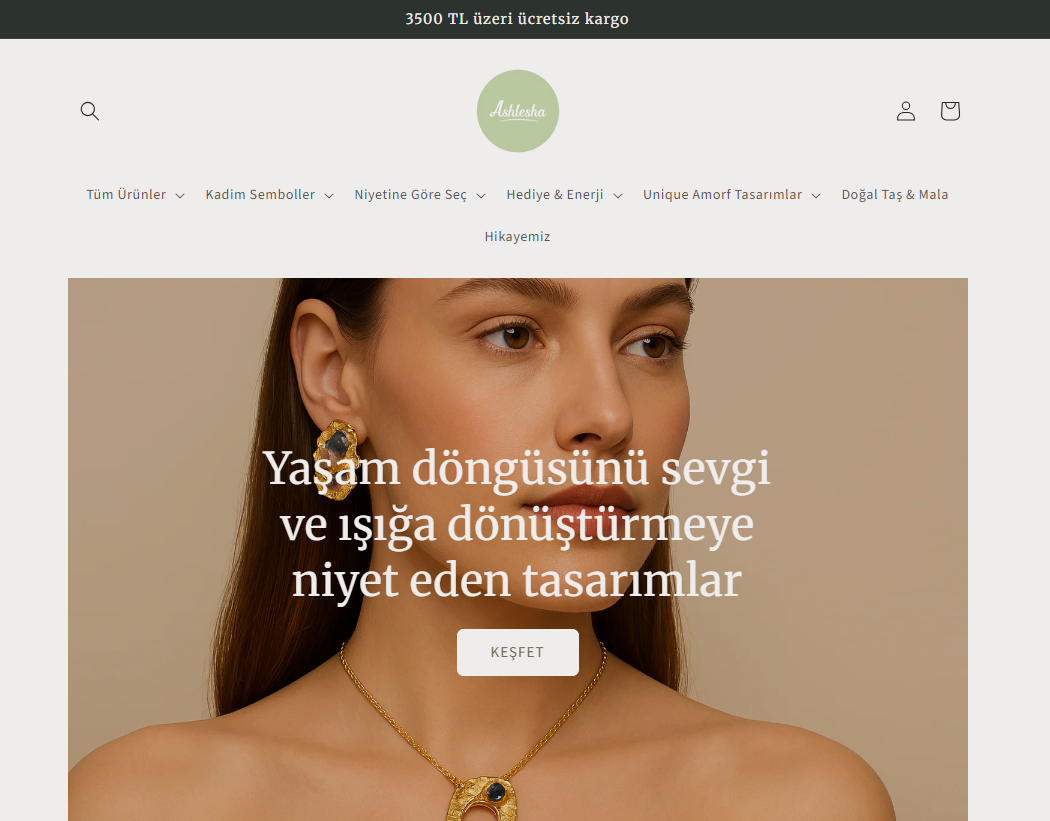 Ashlesha Jewellery - Shopify Mağazası